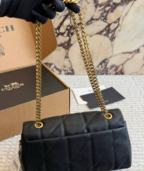 Coach Tabby Quilted Shoulder Bag With Chain