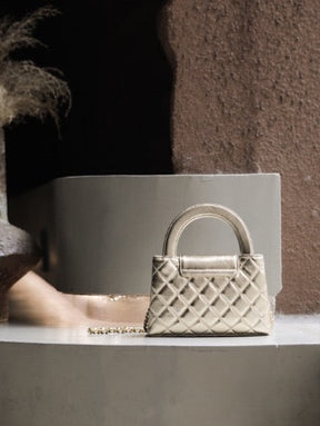 Chanel Kelly Nano Bag - Silver