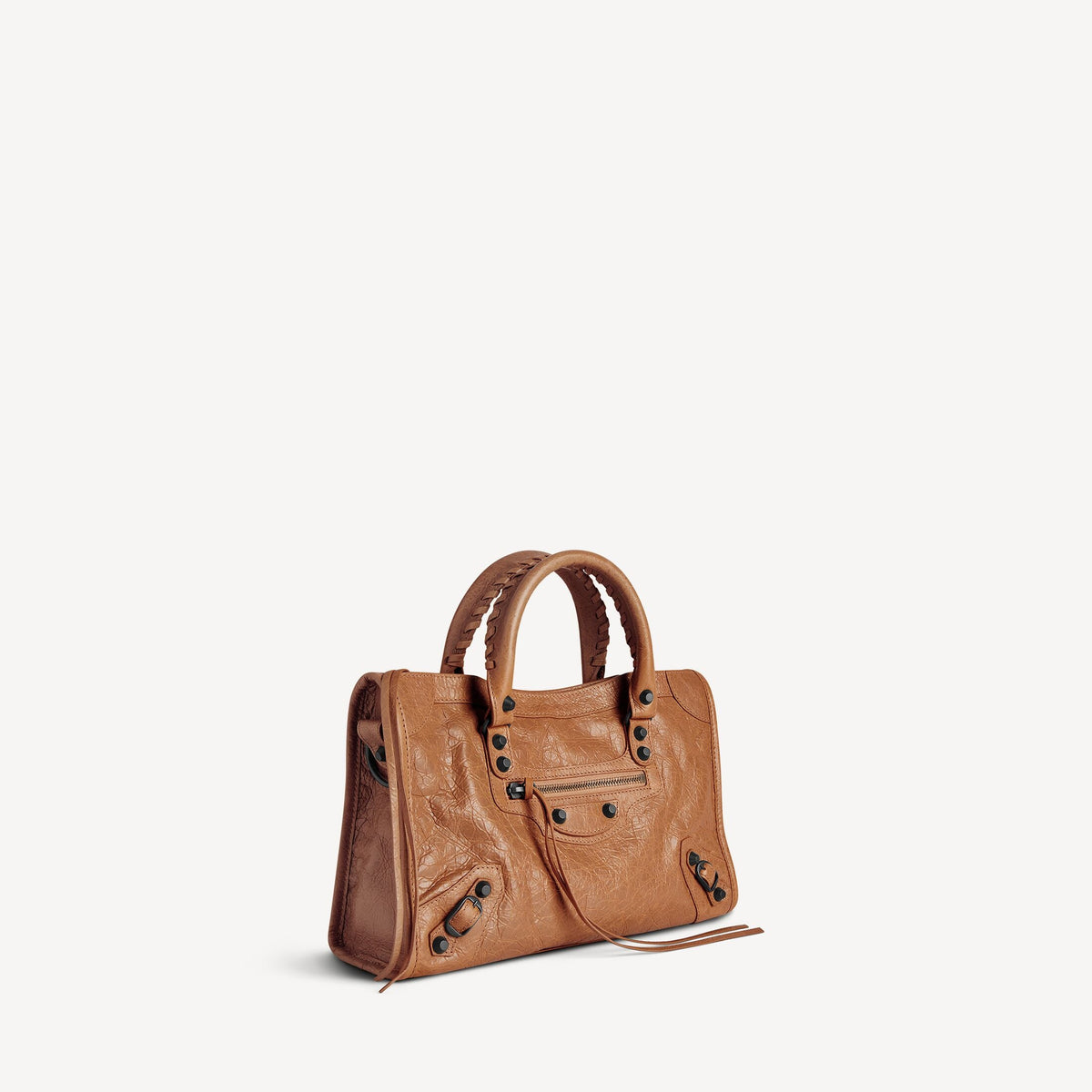 BALENCIAGA WOMEN'S LE CITY BAG SMALL IN CAMEL