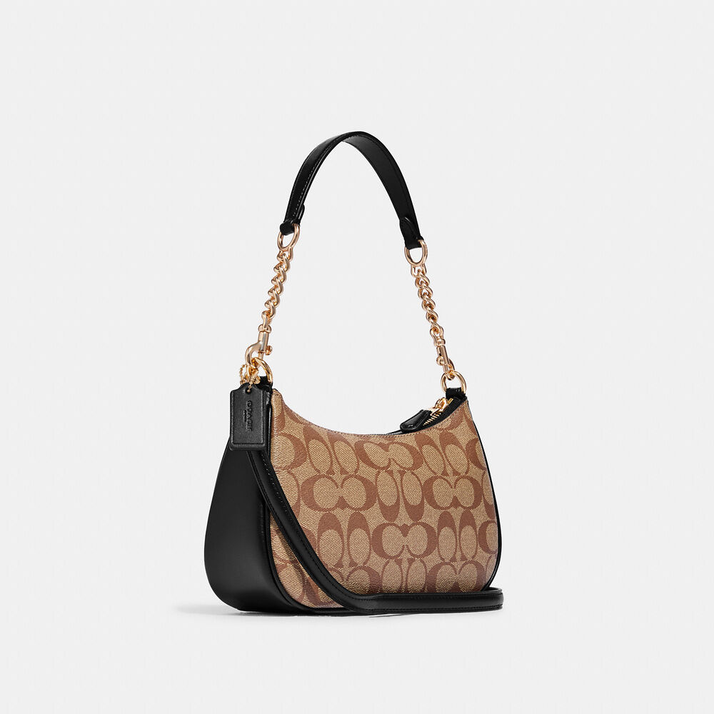 Coach Teri Shoulder Bag In Signature Canvas