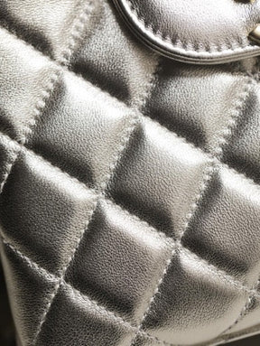 Chanel Kelly Nano Bag - Silver