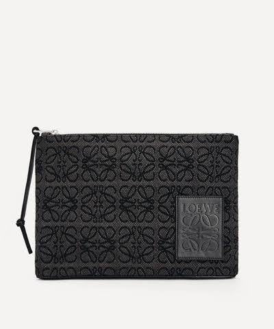 LOEWE Anagram Jacquard Oblong Pouch