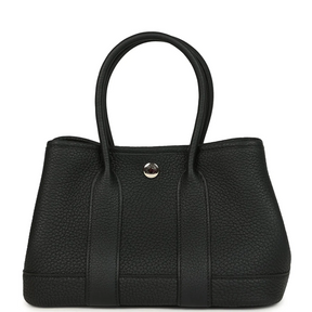 Hermès Garden Party Neo 23 Black Negonda Palladium Hardware