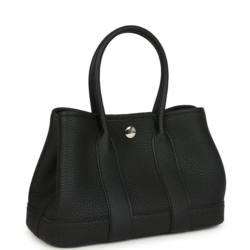 Hermès Garden Party Neo 23 Black Negonda Palladium Hardware