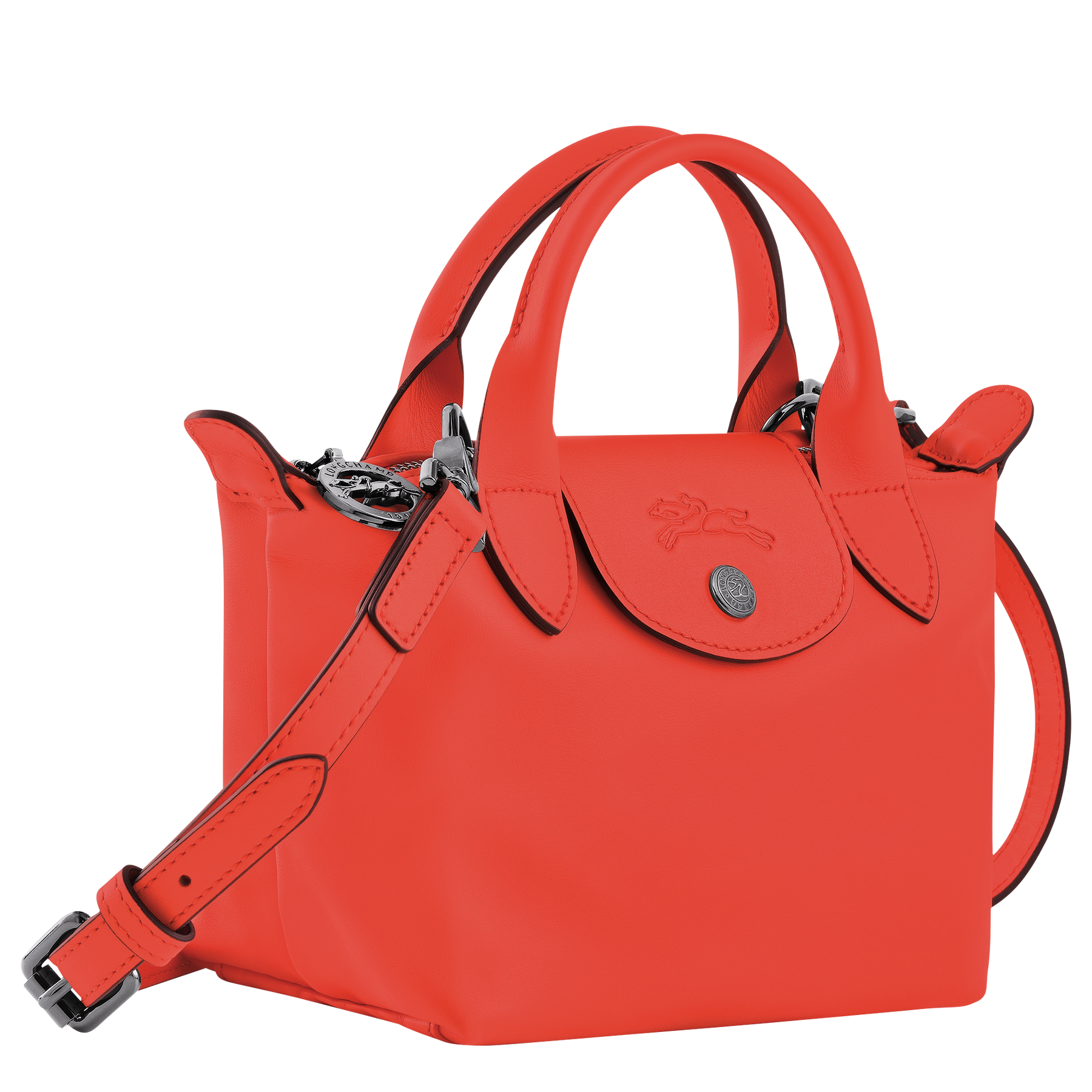 Le Pliage Xtra XS Handbag Orange Leather