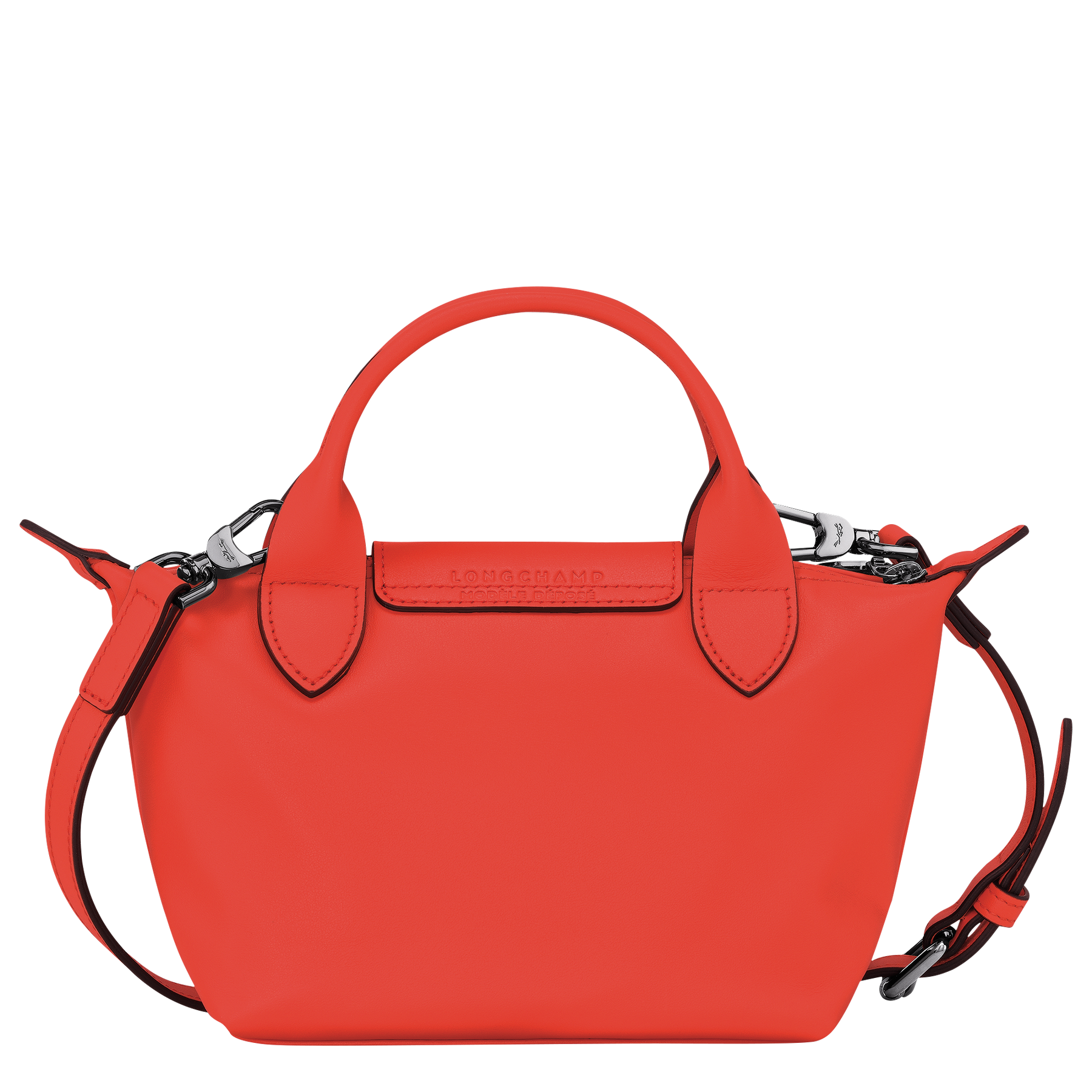 Le Pliage Xtra XS Handbag Orange Leather