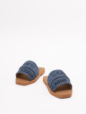 Chloe woody flat sandals