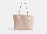 Coach City Tote Bag In Signature Canvas