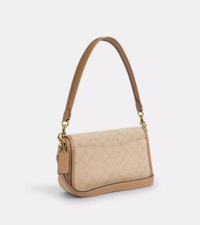 Coach Hadley Shoulder Bag With Signature Canvas