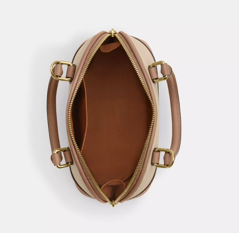 Coach Sabrina Satchel Bag In Colorblock