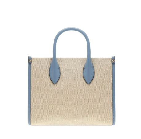 Michael Kors Mirella Small Two-Tone Canvas Crossbody Bag