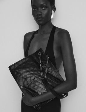 YSL NIKI SHOPPING IN VINTAGE LEATHER