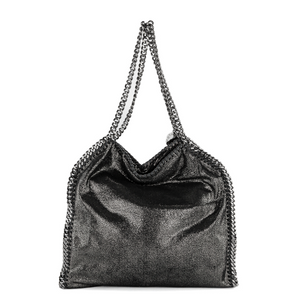 Stella McCartney Metallic Black Falabella Bag