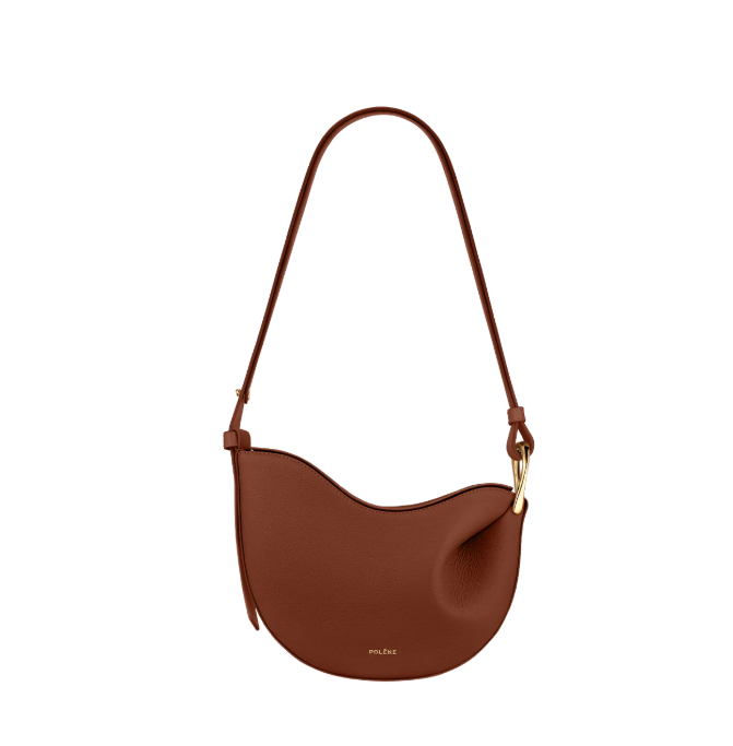 Polene Tonca Edition Textured Cognac