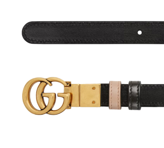 GUCCI MARMONT REVERSIBLE THIN BELT