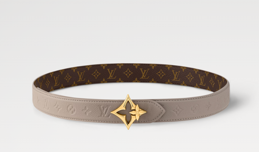 LV Flowergram Ard 30mm Reversible Belt