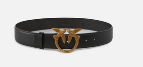 Pinko Love Birds high leather belt