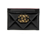 Chanel Quilted Leather 19 Card Holder