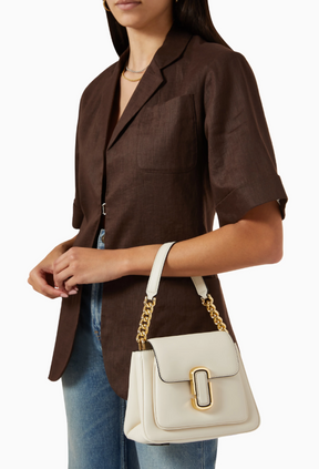 Marc Jacobs The J Marc Mini Satchel Shoulder Bag in Leather