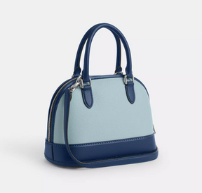 Coach Sabrina Satchel Bag In Colorblock