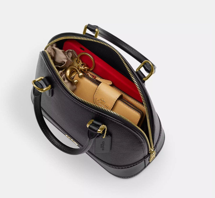 Coach Sabrina Satchel Bag In Colorblock