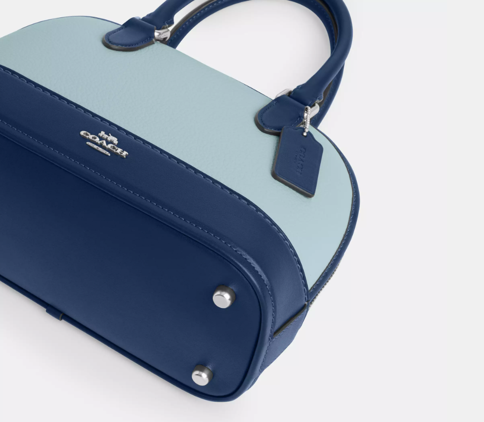 Coach Sabrina Satchel Bag In Colorblock