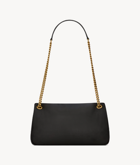 YSL Calypso small in plunged lambskin