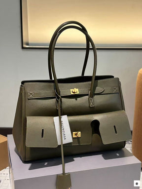 Balenciaga leather shoulder bag