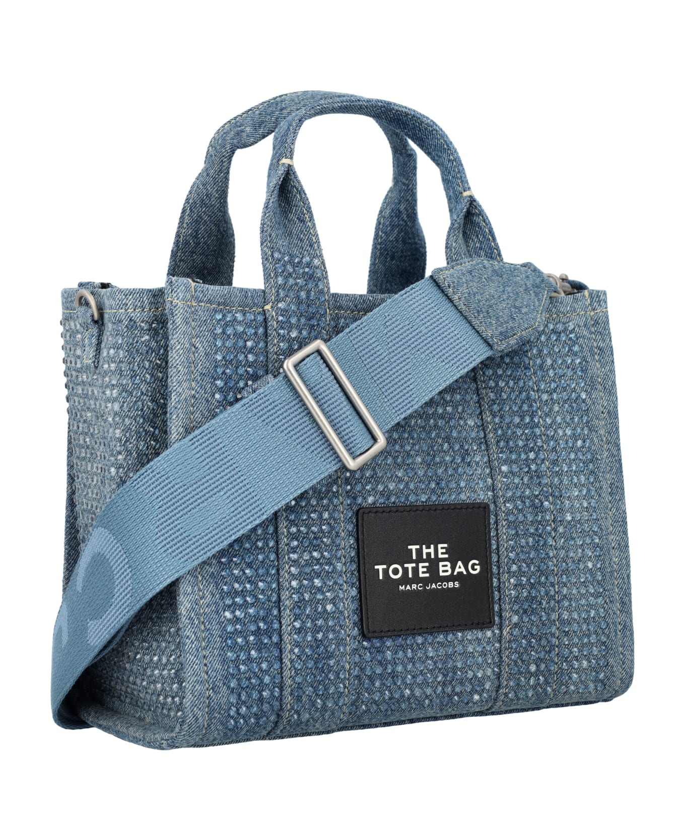 Marc Jacobs The Small Denim Crystal Tote Bag