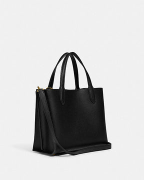 Coach Willow Tote 24 In Black