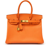 Hermes Birkin Bag In Orange