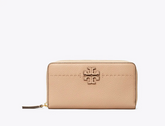 Tory Burch Zip Leather Wallet