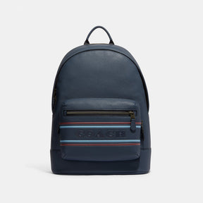 Original Coach Backpack With Coach Stripe