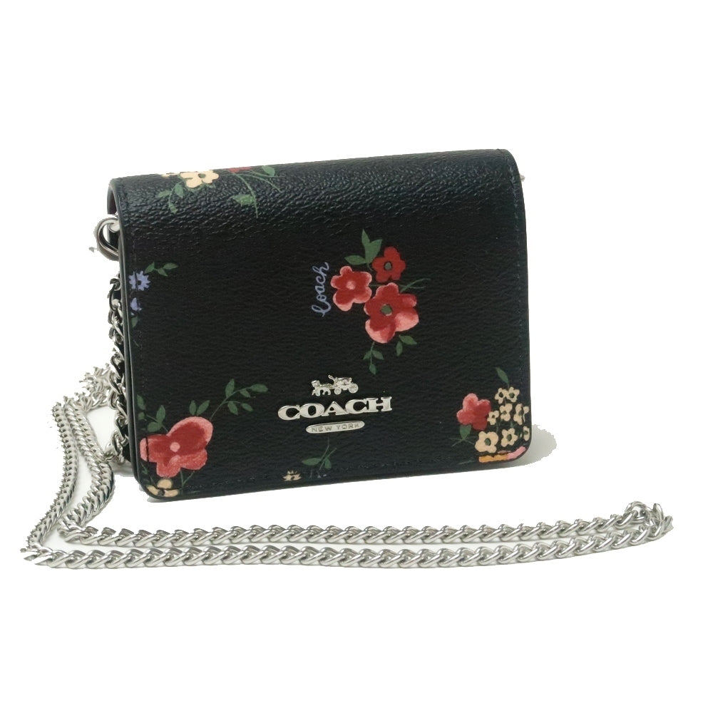 Mini Coach Wallet With Chain