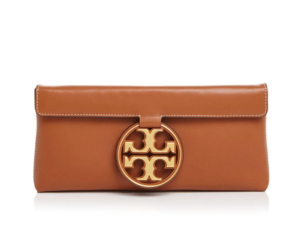 Tory Burch Miller Small Leather Clutch