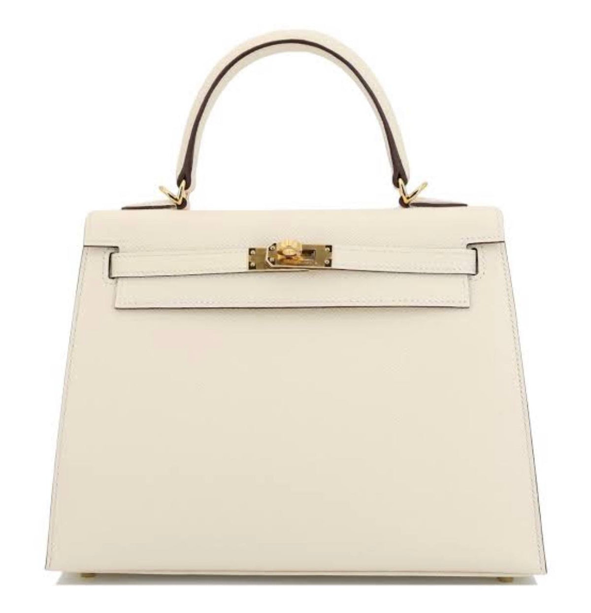 Hermès Kelly Small Hand Bag In Offwhite