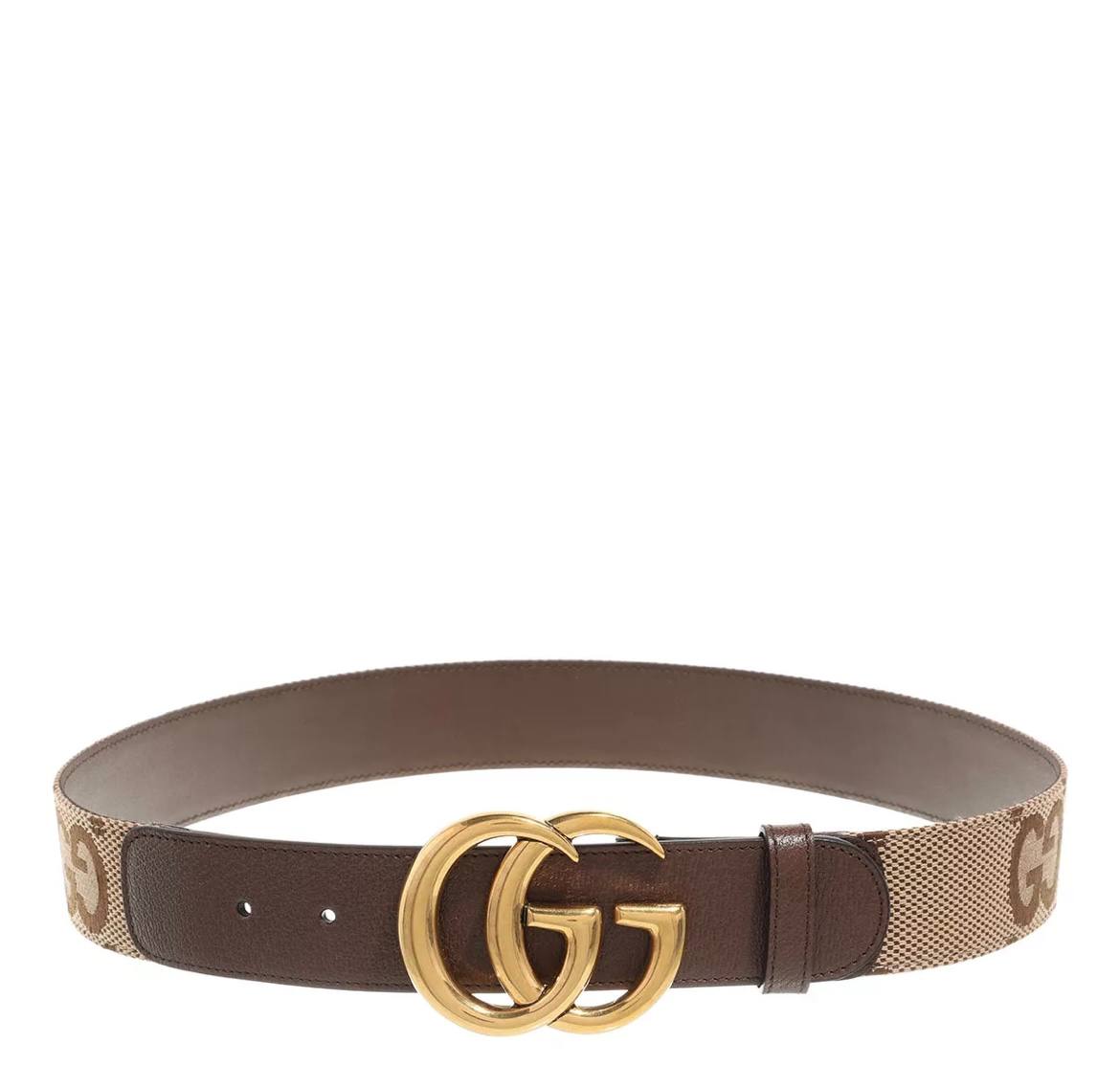 Gucci GG Ebony Marmont Buckle Wide Belt