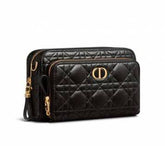 Christian Dior Caro Double Pouch Crossbody Bag