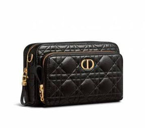 Christian Dior Caro Double Pouch Crossbody Bag