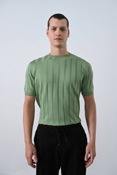 Men's Hunter Green Round Neck T-shirt