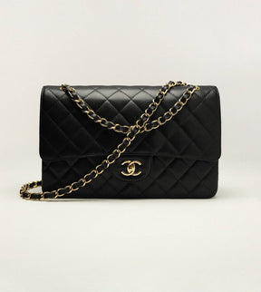 Chanel Classic Flap Bag In Black