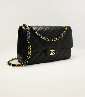 Chanel Classic Flap Bag In Black