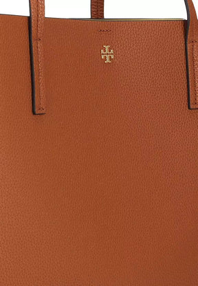 Tory Burch Camel Centre Zip Tote Bag