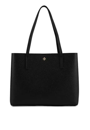 Tory Burch Black Center Zip Tote Bag