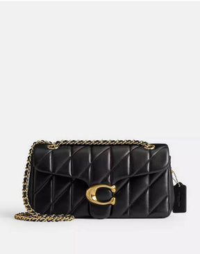 Coach Tabby Quilted Shoulder Bag With Chain