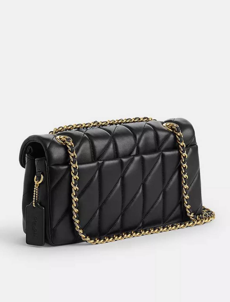 Coach Tabby Quilted Shoulder Bag With Chain