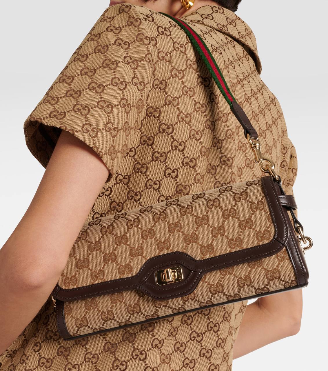 Gucci Luce Small GG canvas shoulder bag