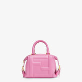 Fendi Mini FF Cube Bag In Nappa Leather Pink