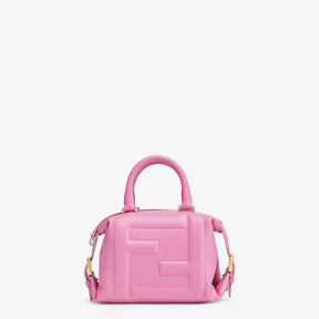 Fendi Mini FF Cube Bag In Nappa Leather Pink