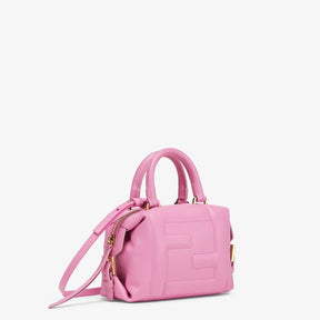 Fendi Mini FF Cube Bag In Nappa Leather Pink